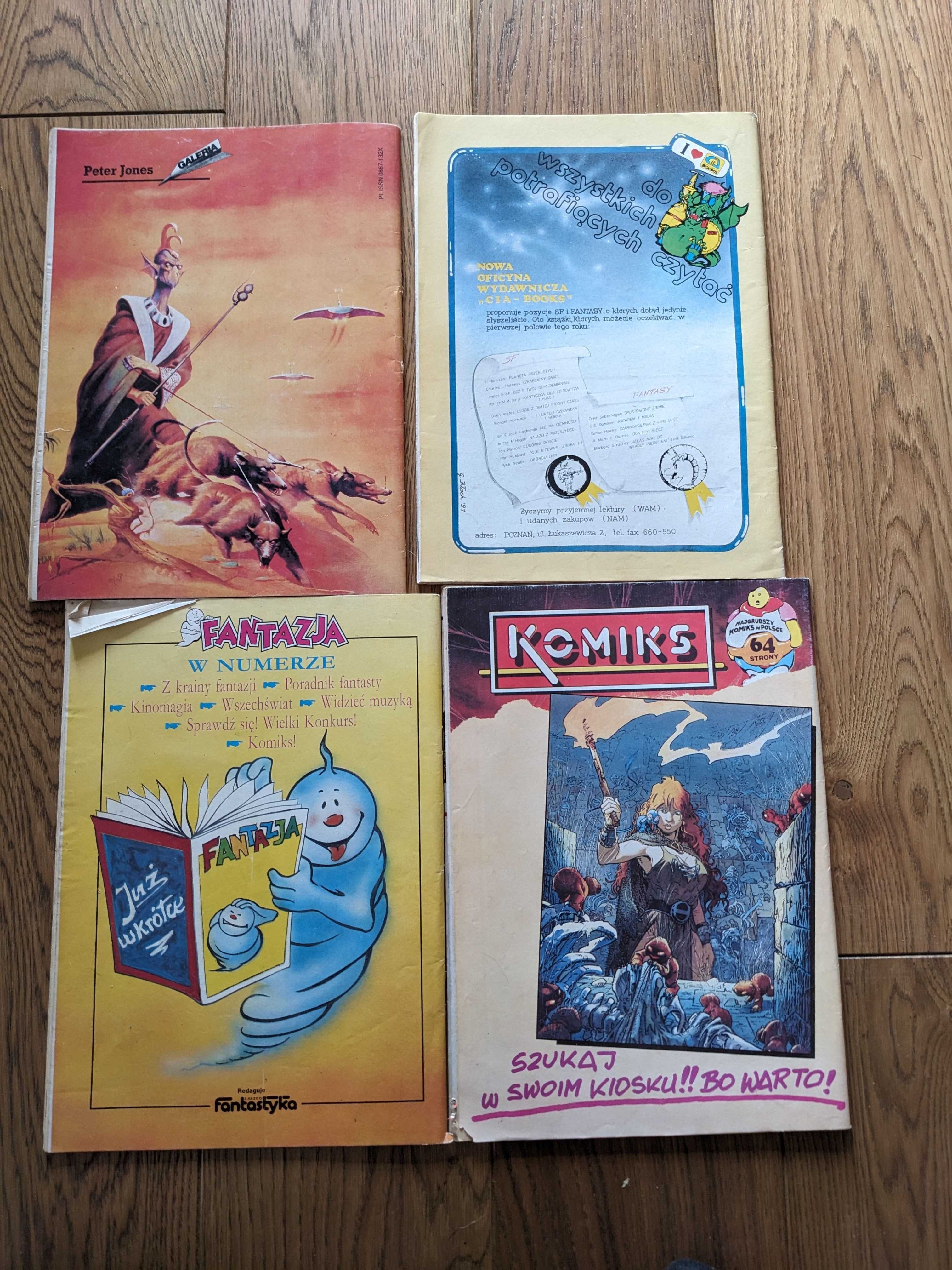 Nowa Fantastyka 1991 numery 1, 2, 3, 8