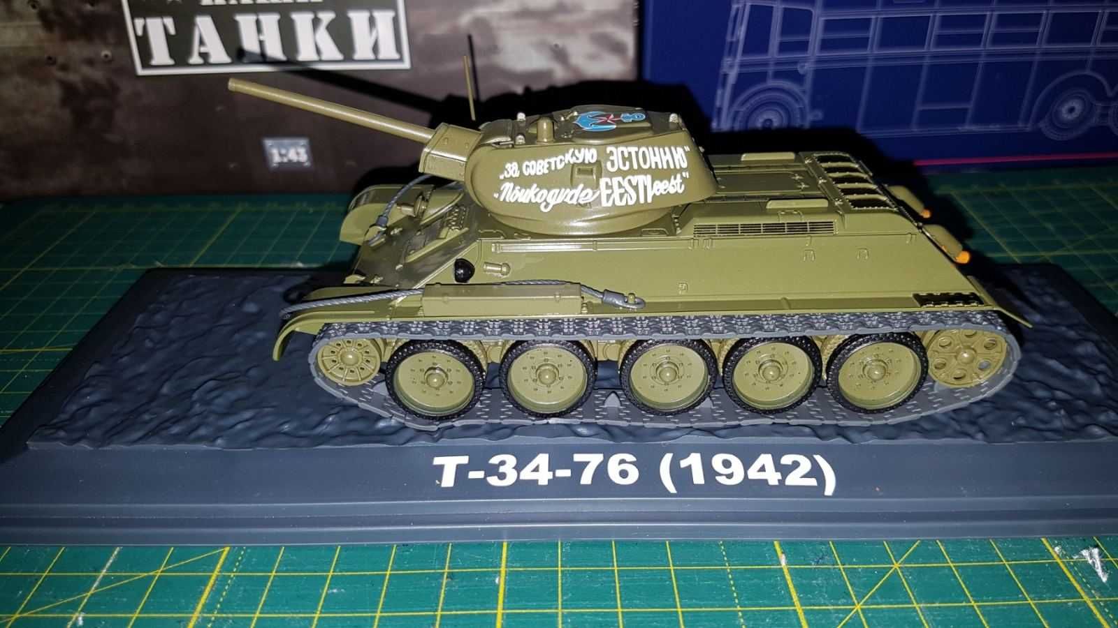 Колекційні масштабні моделі танків у масштабі 1/43