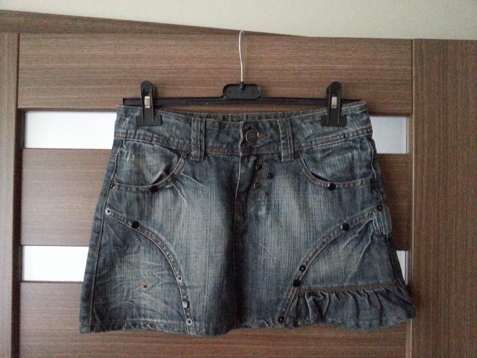 spódnica mini jeans rozm. M