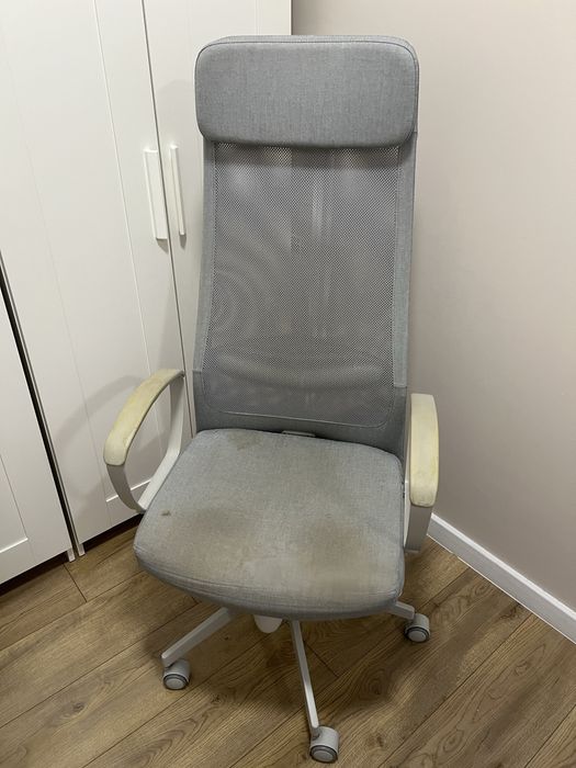 Krzesło Ikea Markus + Mata ochronna