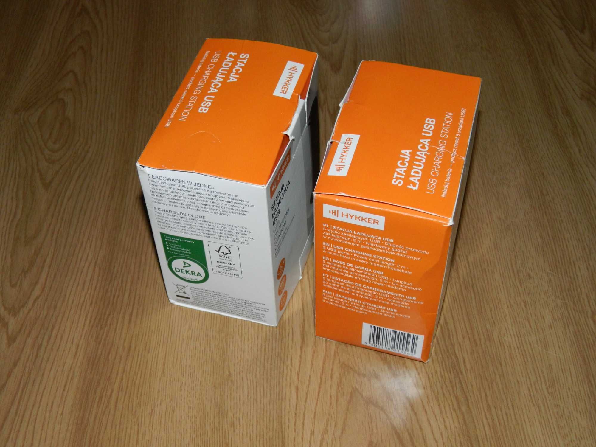 Stacja Ładująca HYKKER 30W 5XUSB Nowa