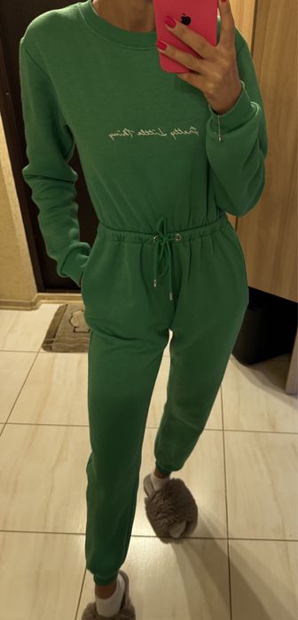 Тёплый женский комбинезон