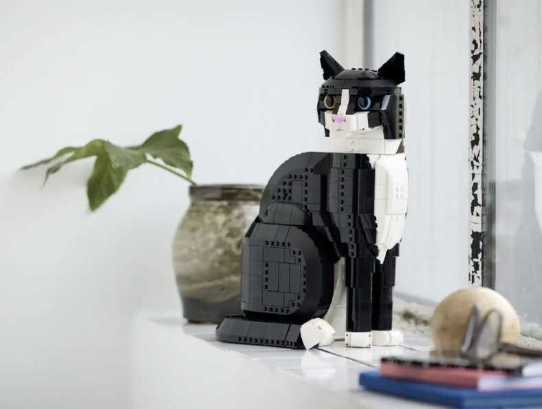 LEGO Ideas Чорно-білий кіт (21349)  Лего 21349 УЦІНКА