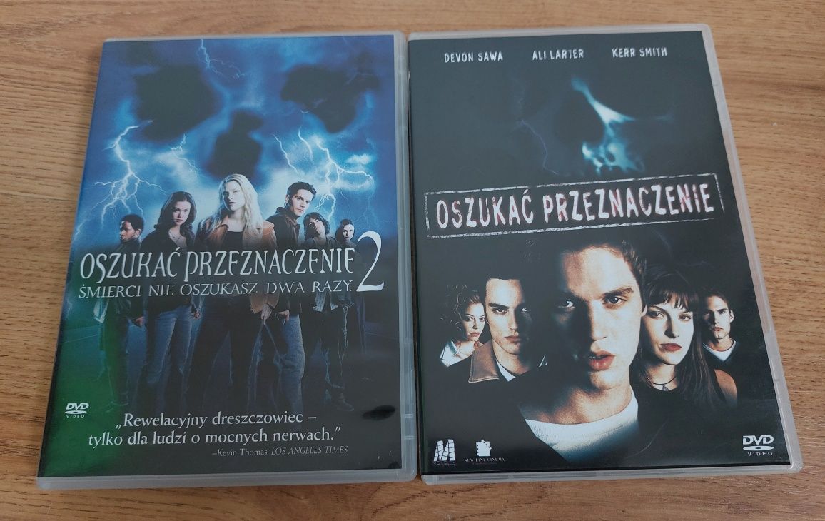 Oszukać Przeznaczenie 1 oraz 2 dwie części DVD