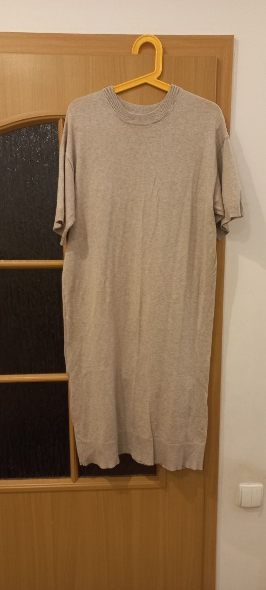 Sukienka midi sweterkowa dzianinowa h&m L  XL