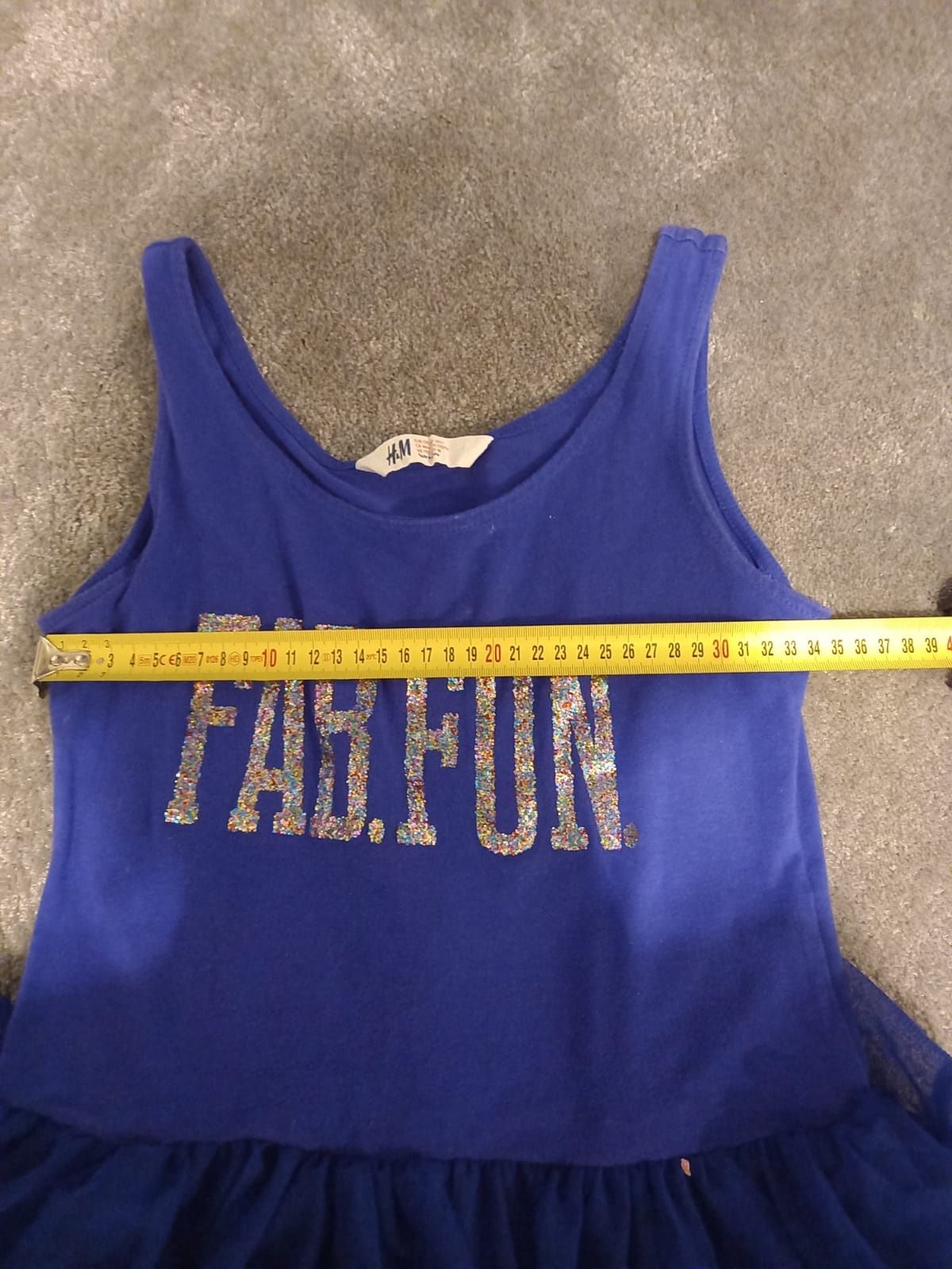 Sukienka h&m falbanki