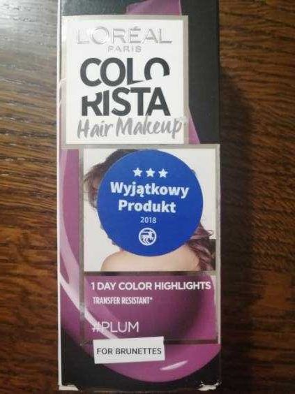 zmywalna jednodniowa farba do włosów L'oreal Colorista Hair makeup