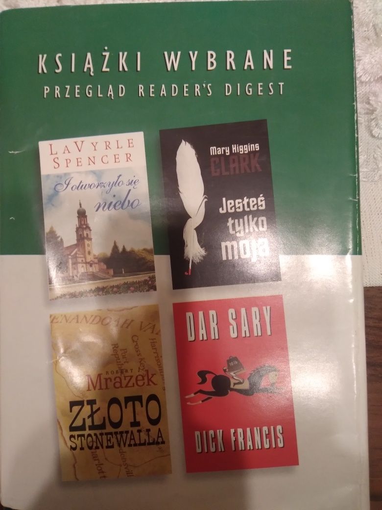 Książki wybrane ,przegląd Readers Digest