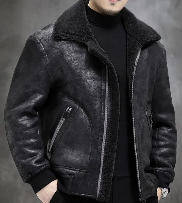 Двохстороння дублянка, бомбер