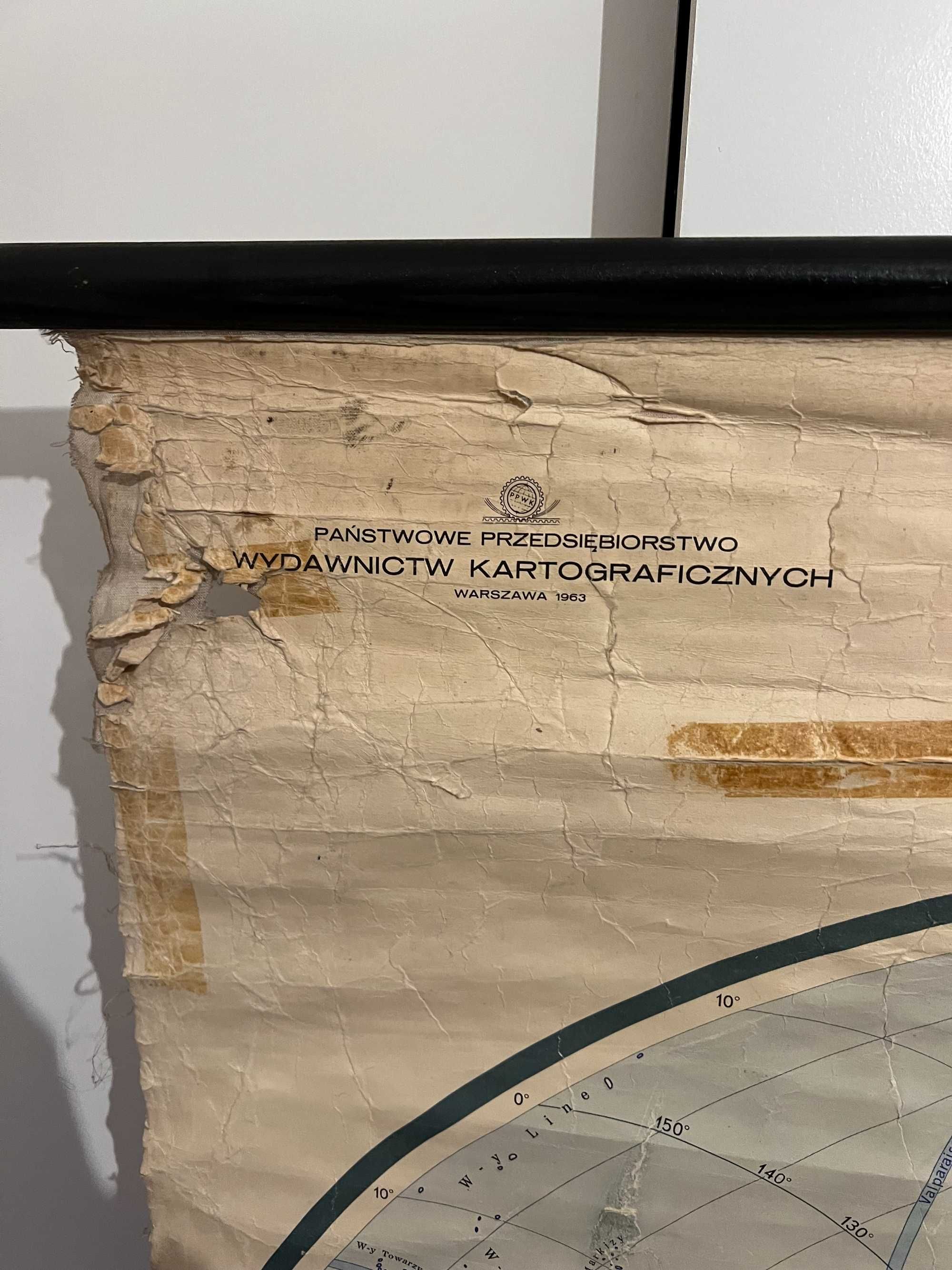 Stara mapa gospodarcza świata transportu, glob, vintage