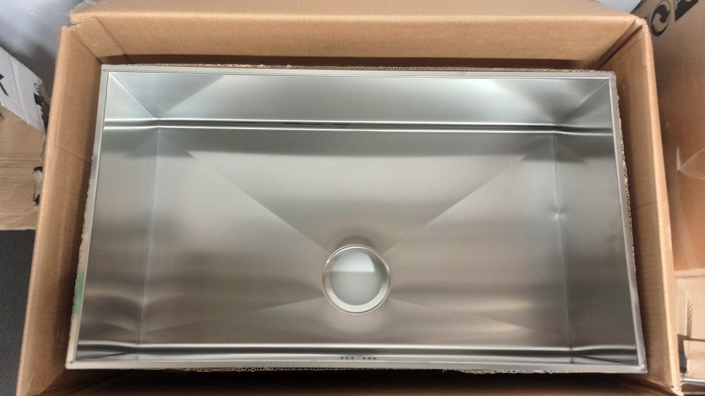 Zlewozmywak stalowy SMEG VSTQ72-2 nowy, uszkodzony