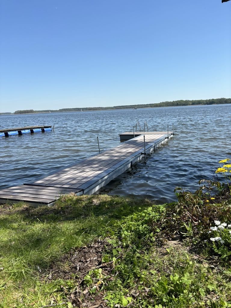 Pomost pływający pomosty pływajace przystań mazury rowerek wodny