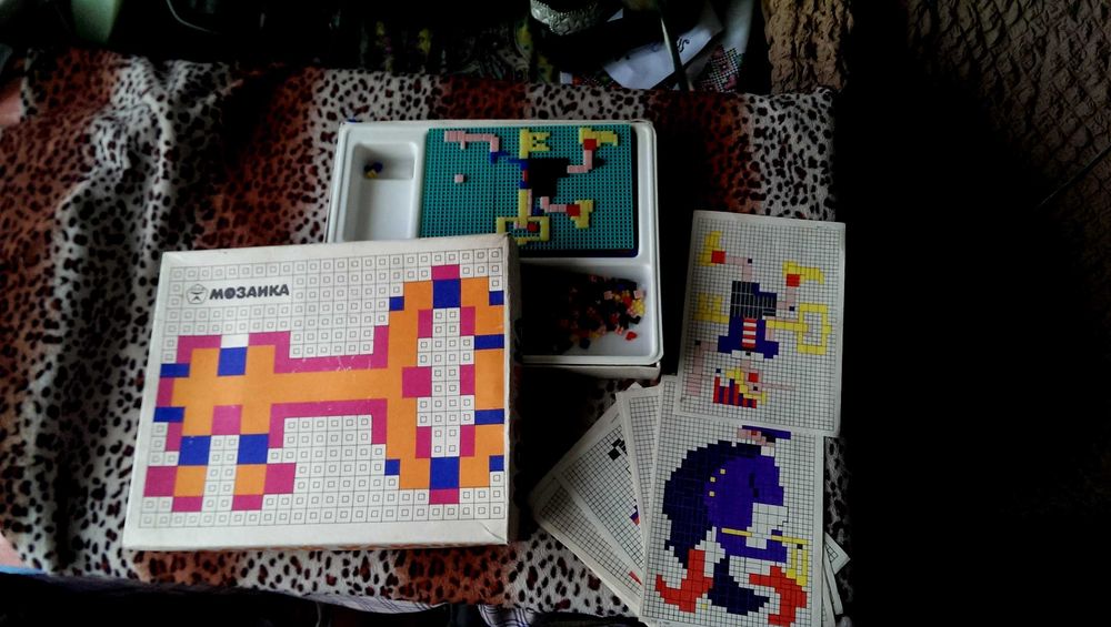 Настольная игра мозаика золотой ключик СССР с родной коробочкой