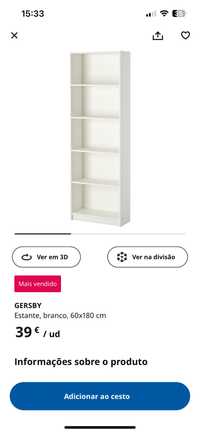 Estante IKEA Gersby