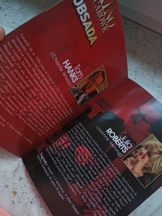 "WOJNA CHARLIEGO WILSONA" Tom Hanks, Julia Roberts, Hoffman, film 2007