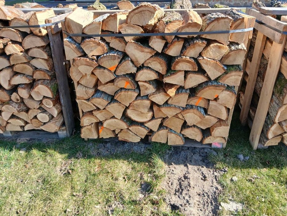 Drewno kominkowe opałowe dąb buk grab brzoza olcha sosna