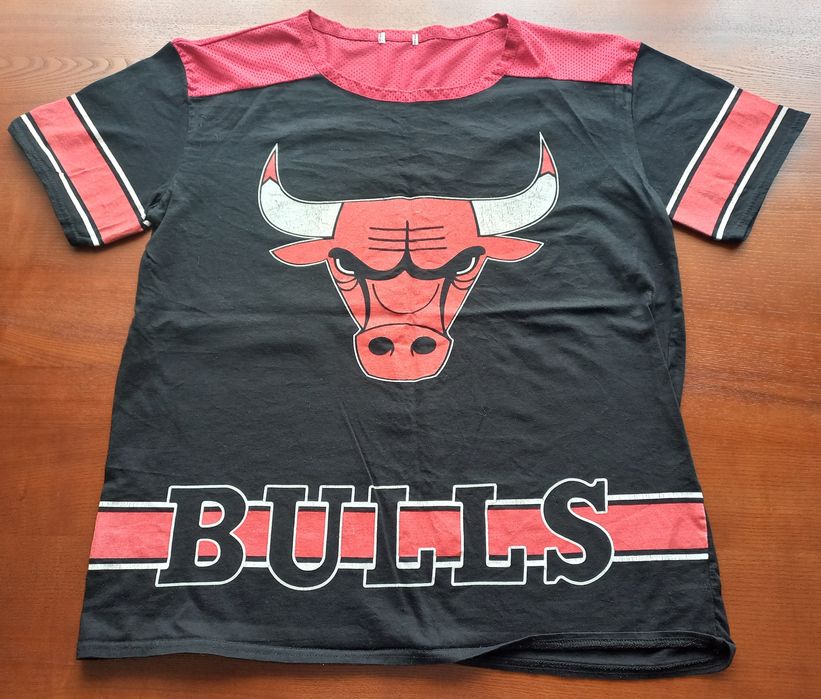 Коллекционный винтаж баскетбол мерч футболка NBA Chicago Bulls 90