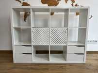 Regał Kallax IKEA 3x4 z szufladami i szafkami