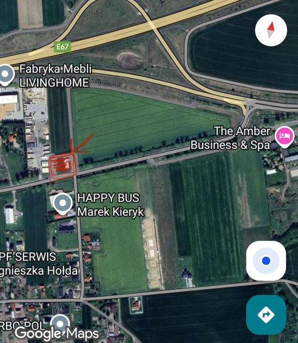 Działka Przemysłowa 2020m2
