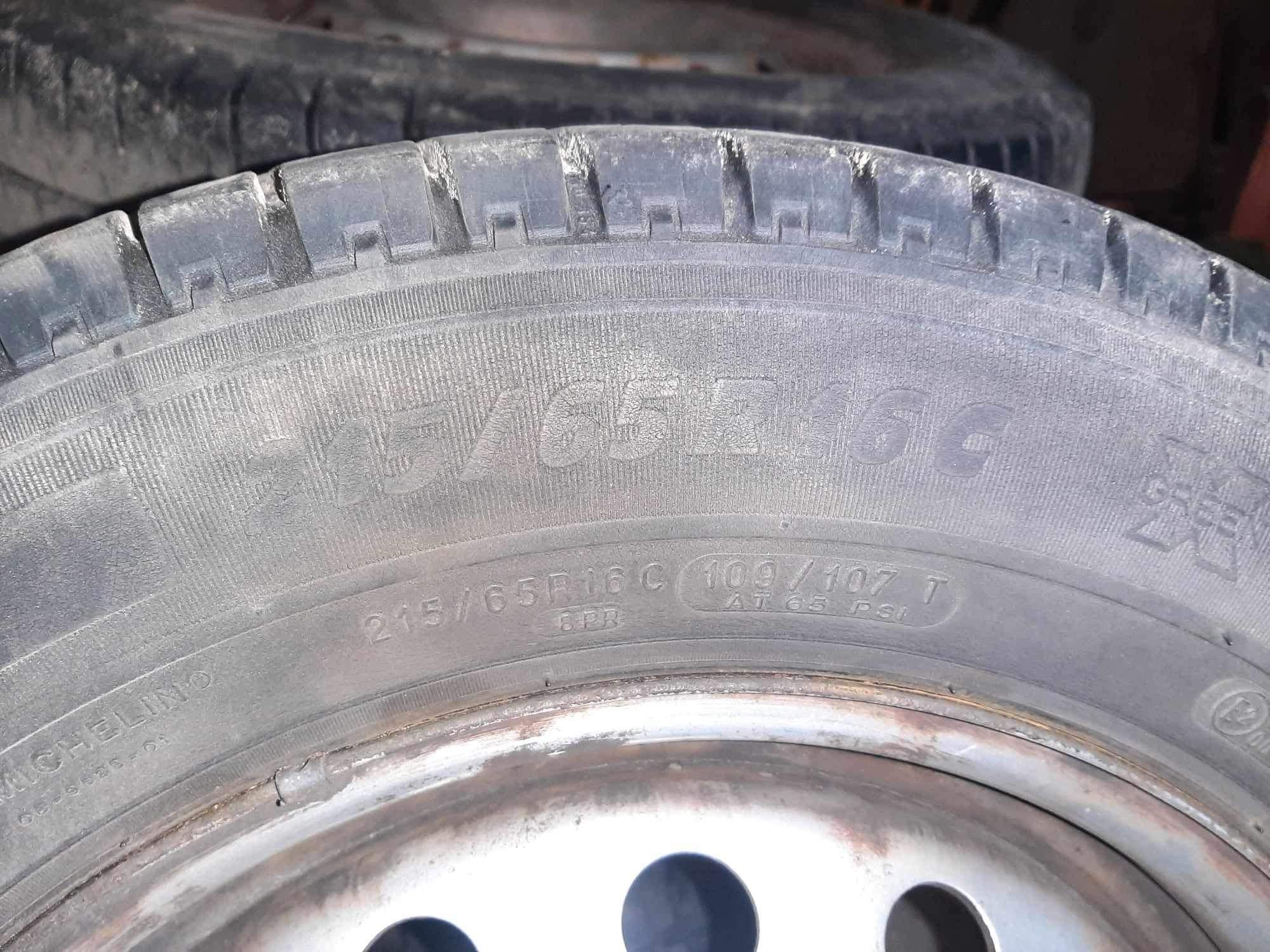 Opony z felgami michelin roz.16 215/65 Renault trafic