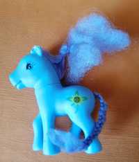 Konik My Little Pony niebieski.Zabawka gumowa.Kucyk