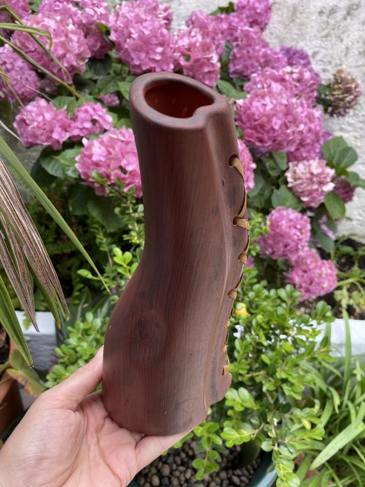 Vaso flor planta decorativo espartilhos