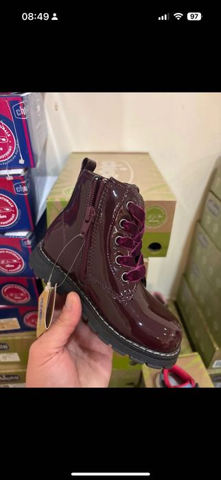 Bota verniz Bordo n26 Chicco