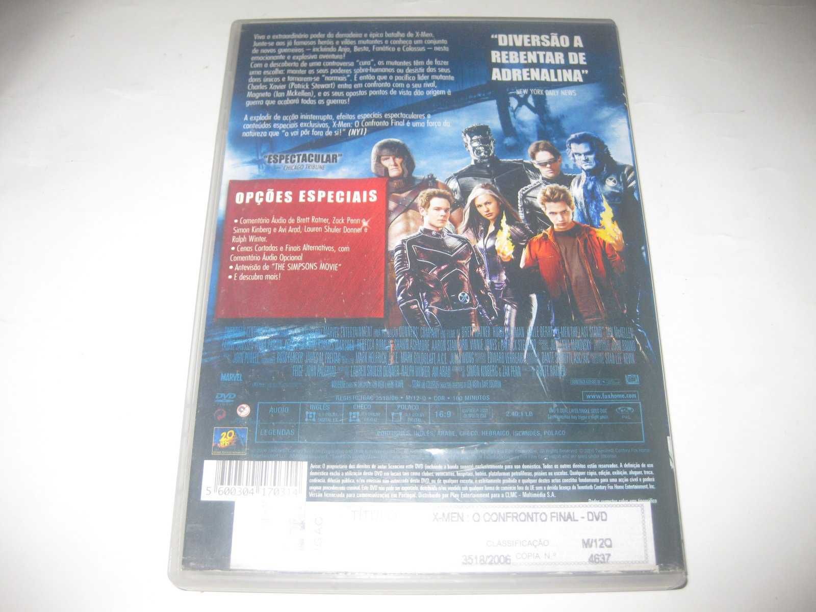 DVD "X-Men: O Confronto Final" com Hugh Jackman