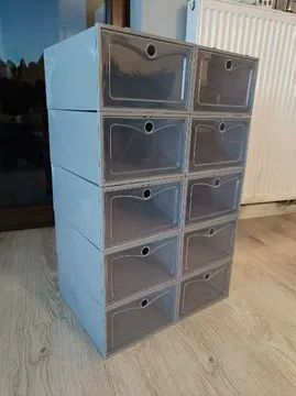 Organizery 20 sztuk pudełka do przechowywania na buty dom