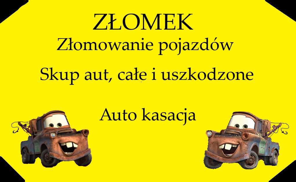 Kasacja pojazdów. Złomowanie aut. Demontaż. Skup aut