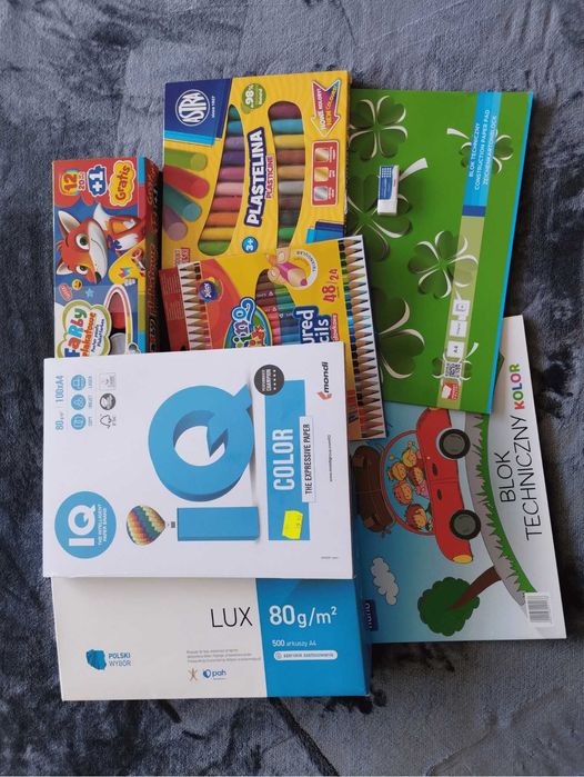 Zestaw szkolny - wyprawka. Nowy. Nieużywany