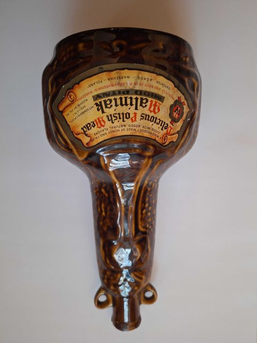 Butelka , karafka Warsowin po miodzie pitnym. Produkcja Mirostowice.