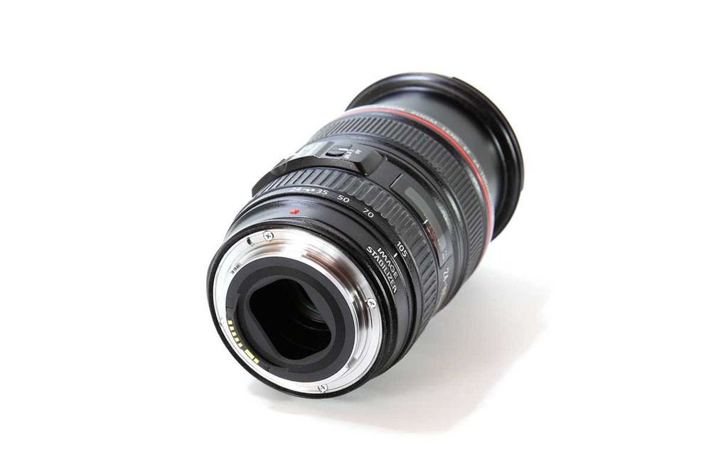 Canon EF 24-105 L IS USM stan  ideał używany bardzo mało filtr CPL