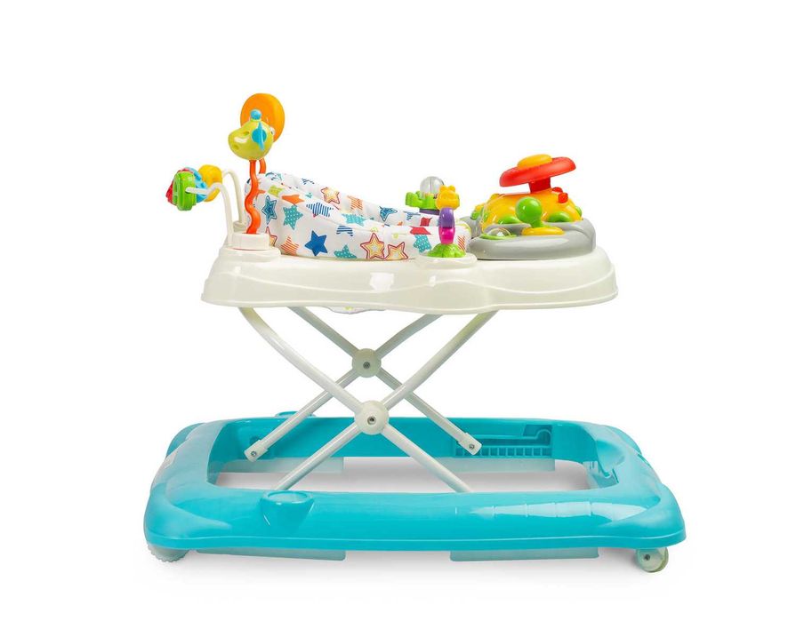 Edukacyjny chodzik siedzisko 360° STEPP light blue TOYZ-20392
