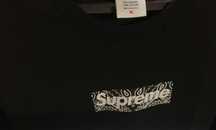 Оригинальная Supreme Bandana Box Logo T Black Supreme Футболка Черная