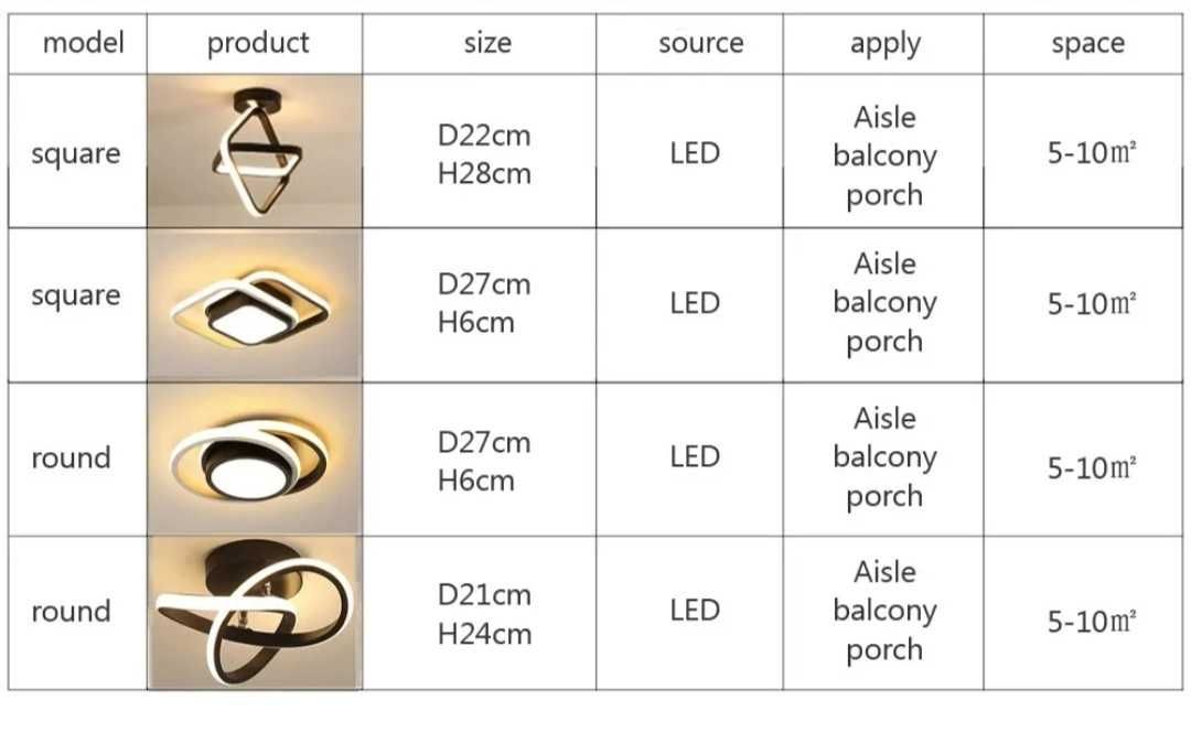 Lampa wisząca 2 -punkty światła zintegrowane źródło LED