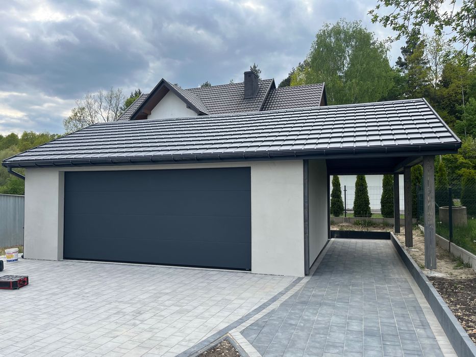 Garaż dwustanowiskowy 35m2 szkieletowy drewniany Johny House