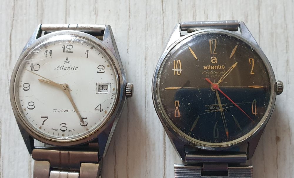Dwa zegarki męskie Atlantic