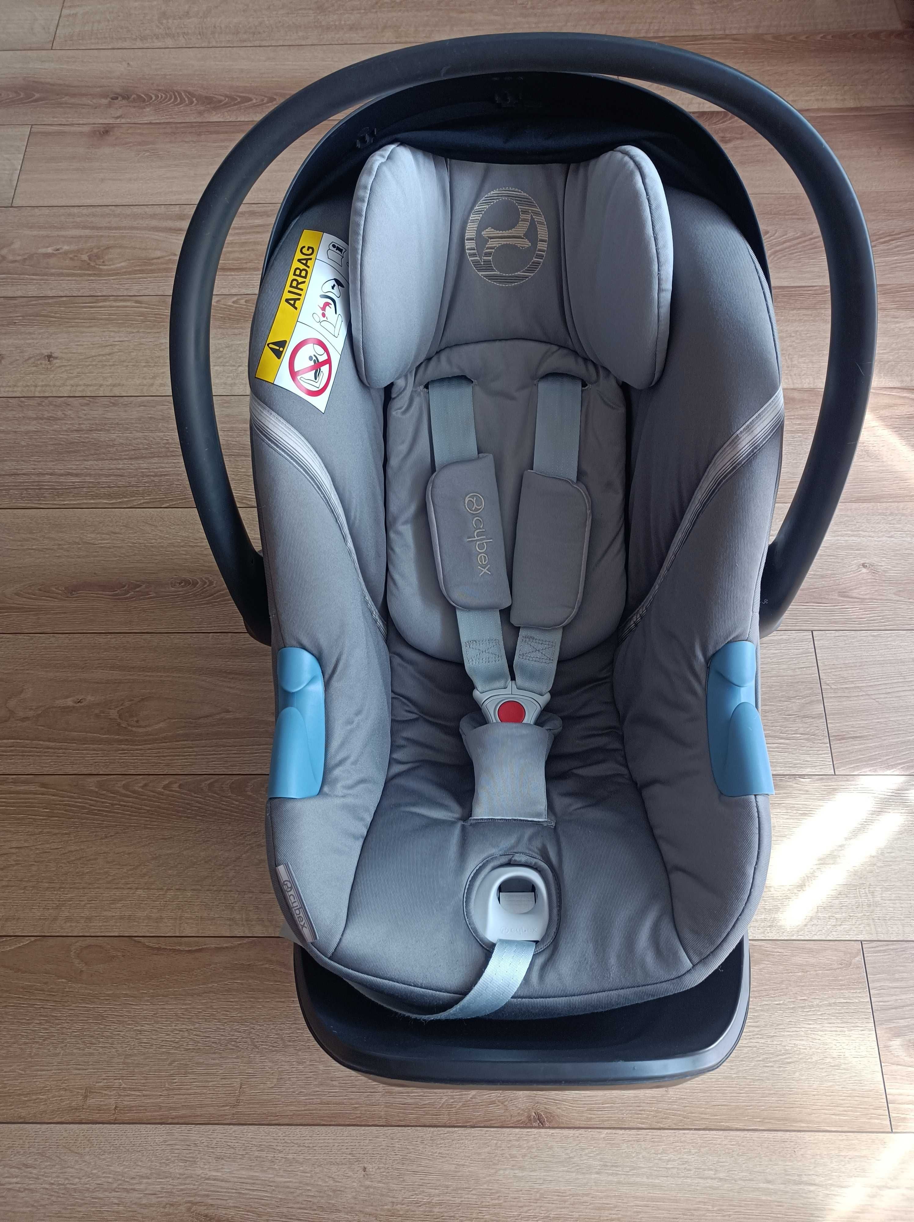 Fotelik z bazą - Cybex Aton M + Baza M Isofix (gratis śpiworek 0+)