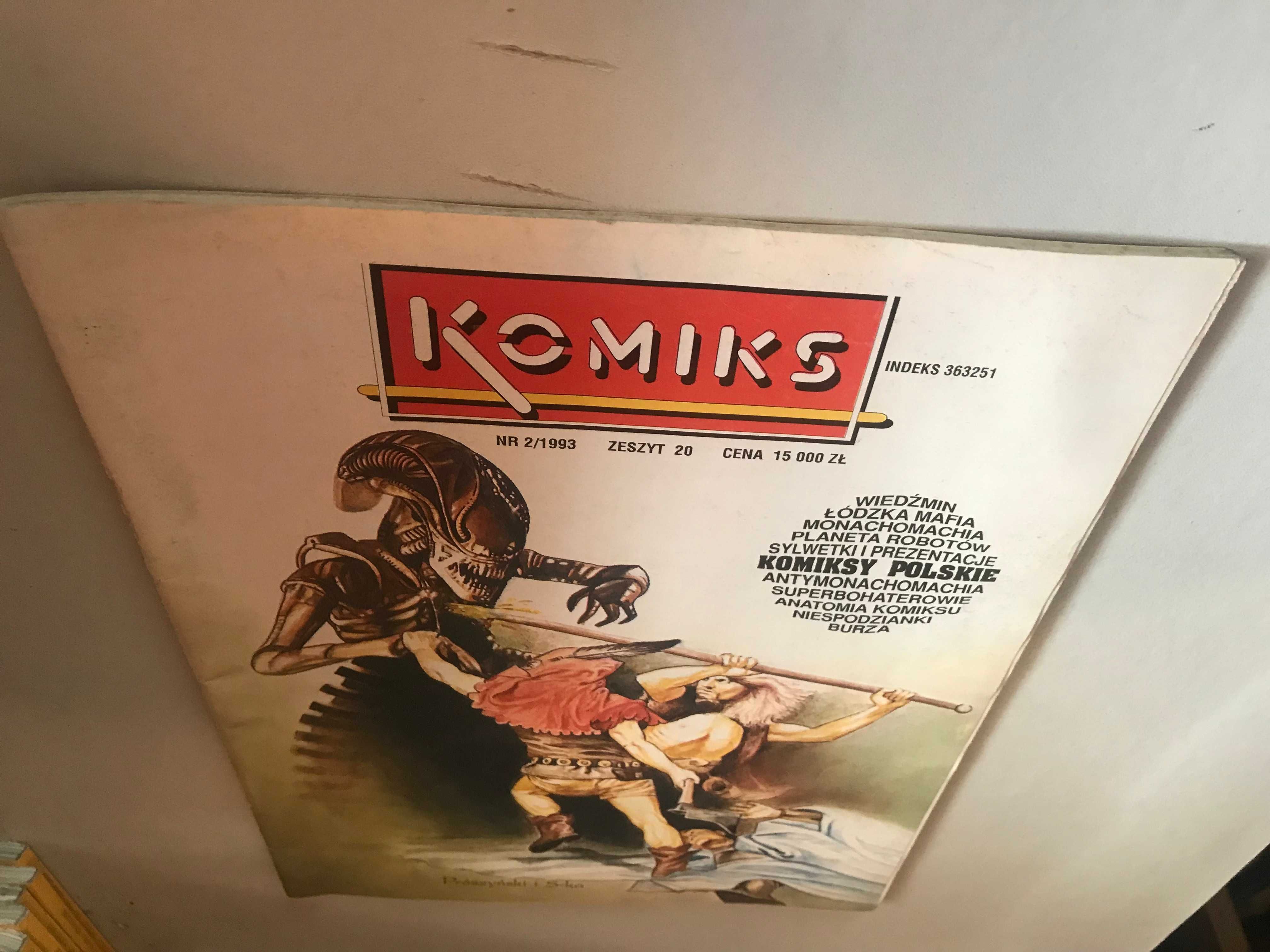 Komiks 2/1993 zeszyt 20 prószyński i sk-a. Wiedźmin. Sapkowski.