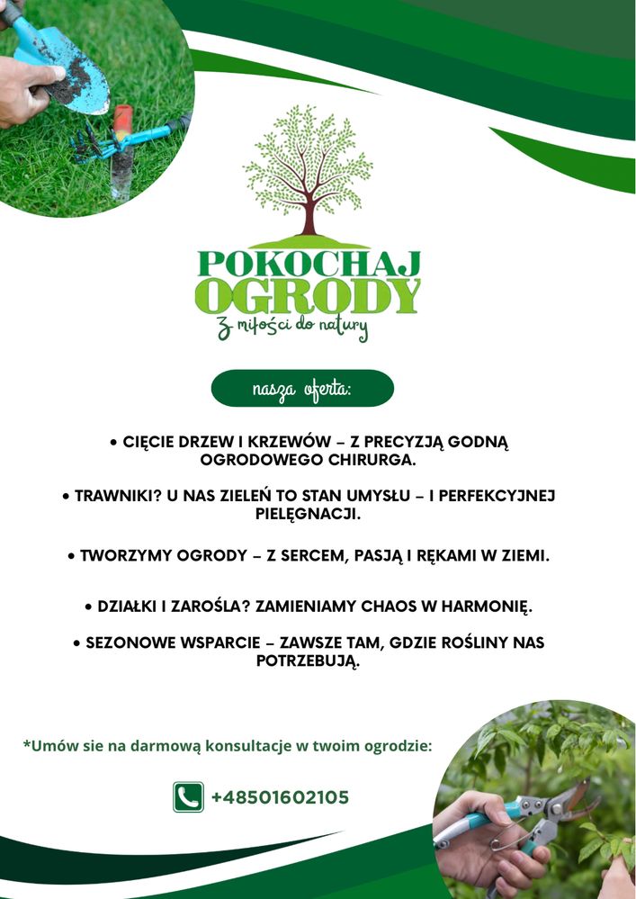 Cięcie  przycinanie drzew i krzewów pielęgnacja tuj roślin żywopłot