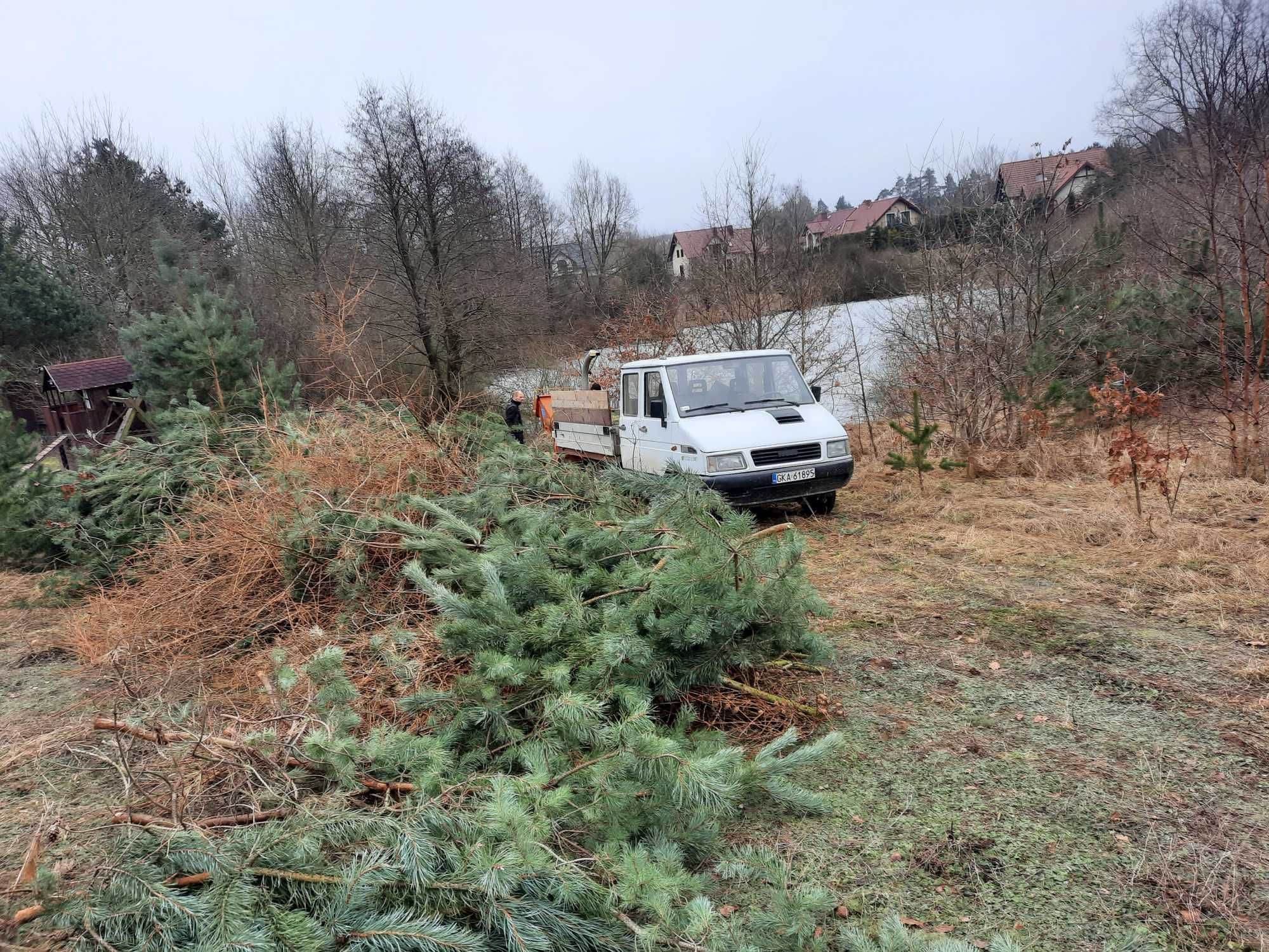 Wycinka drzew karczowanie prace ogrodnicze, wyburzanie