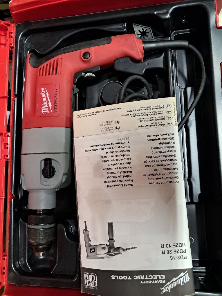 Milwaukee Hd 2e 13r  wiertarka ręczna
 ręczna wiertarka