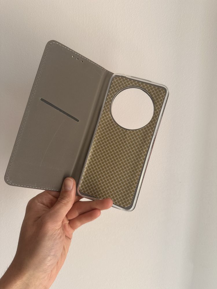 Etui Zamykane Burgundowe do Xiaomi Redmi 14C / POCO C75 / redmi A4
