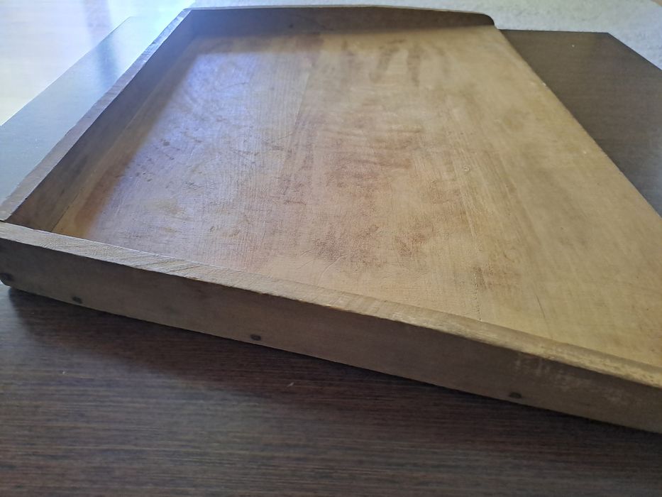 Drewniana stolnica PRL