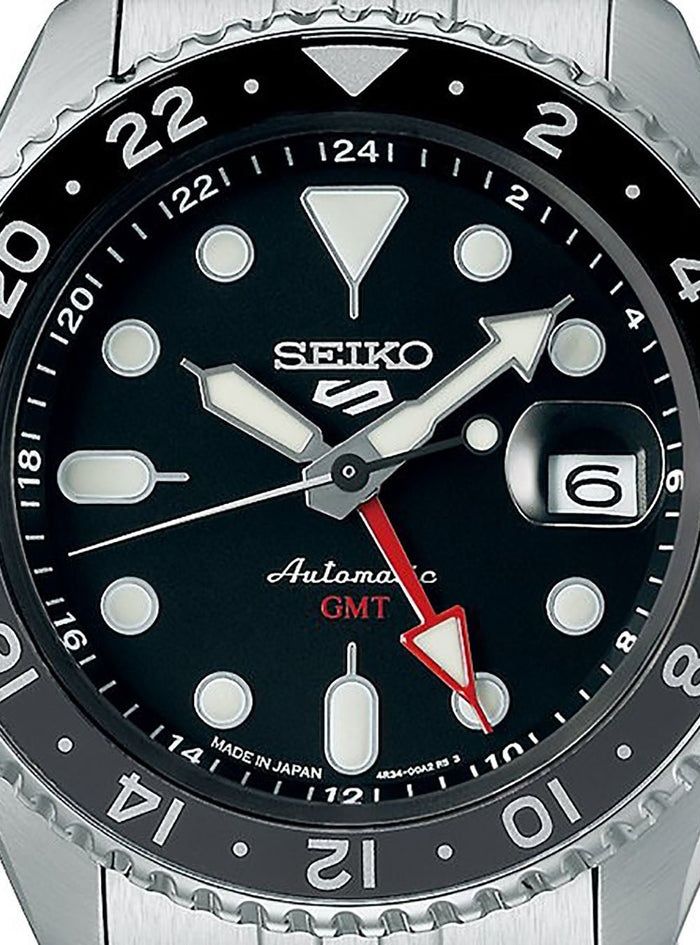 *NOVO*  Seiko 5 GMT SBSC001 made in Japan e JDM