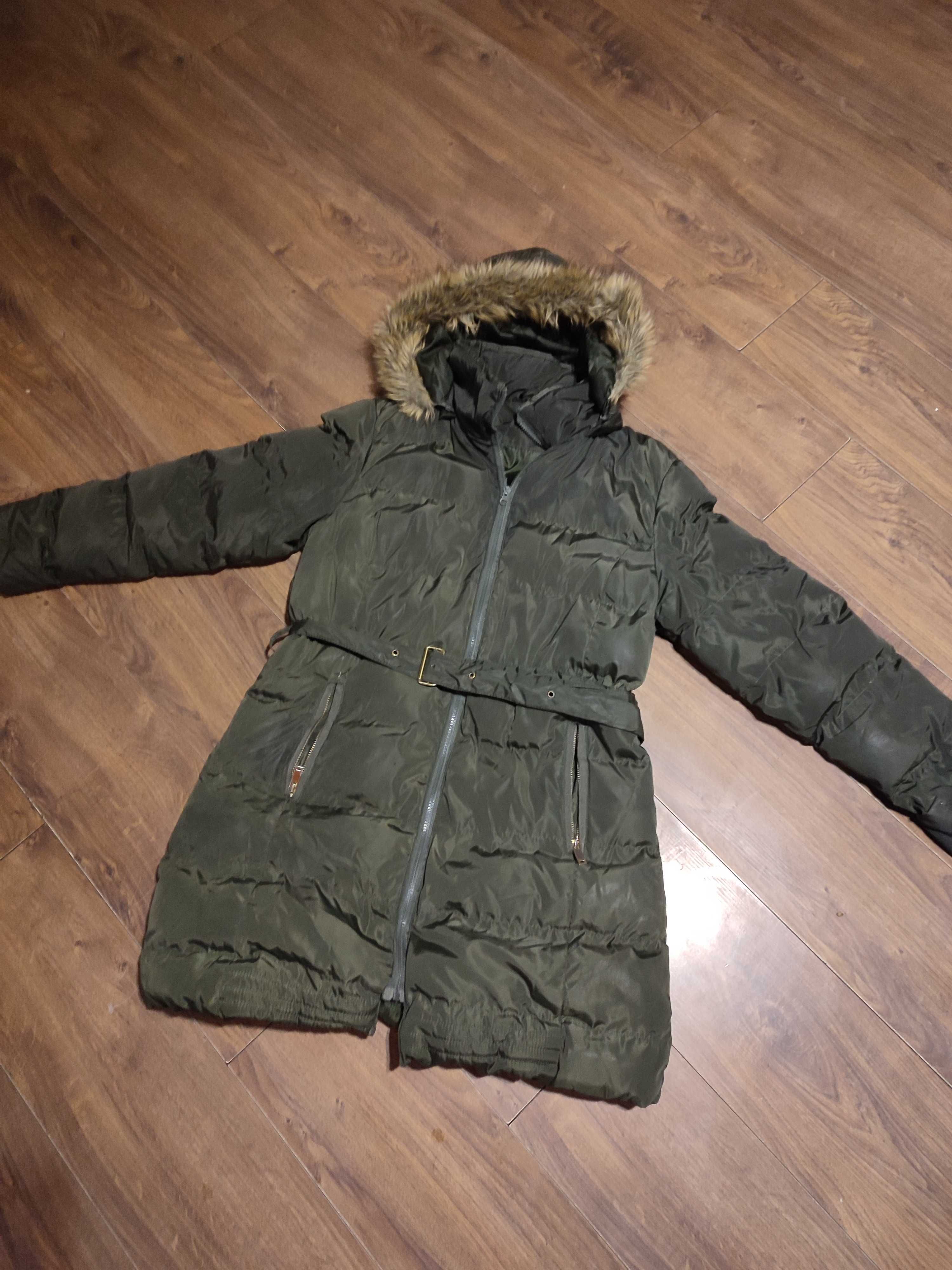 Primark parka zimowa długa parka XXL 44