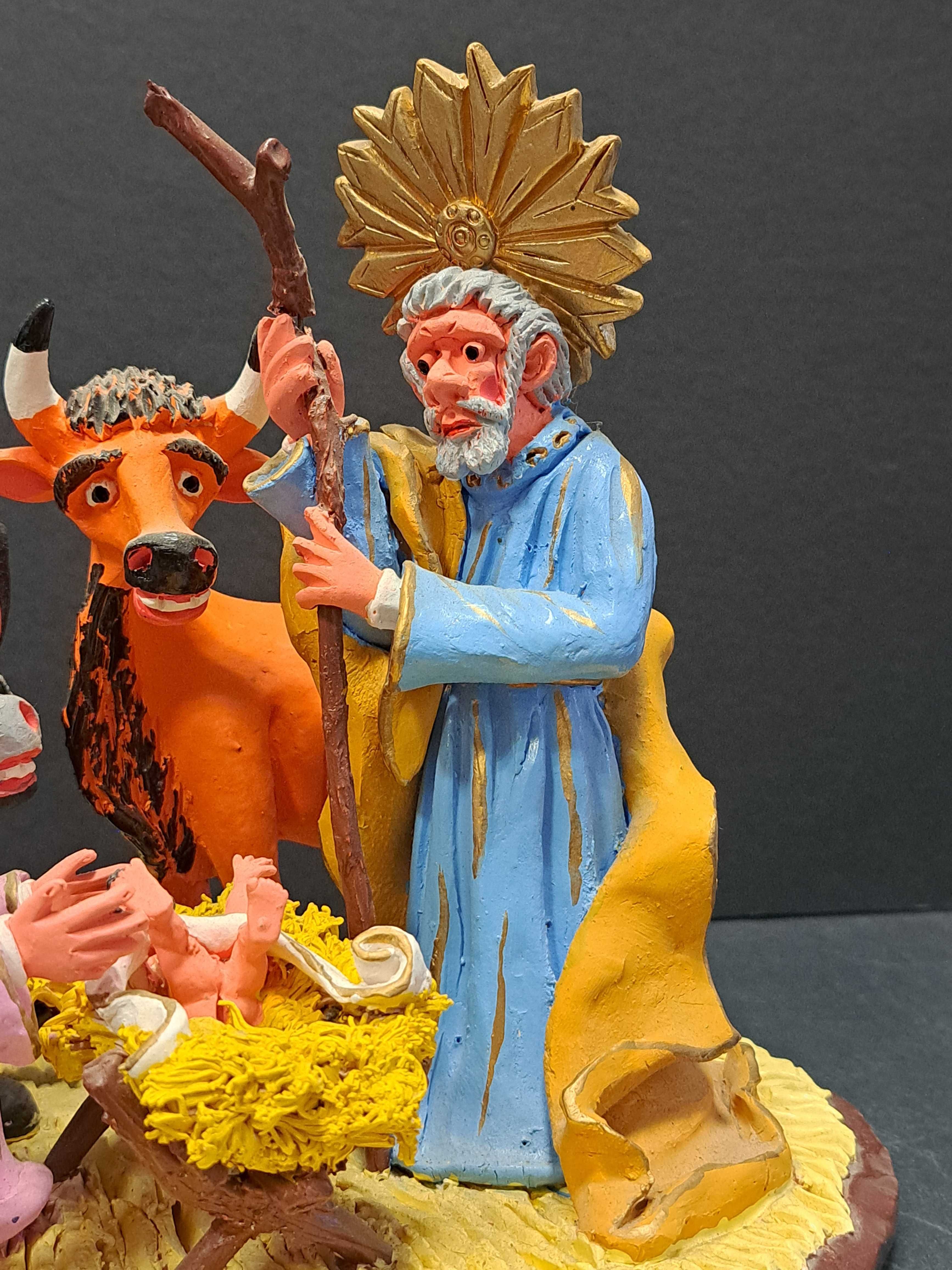 Presépio de barro Misterio e Filhos