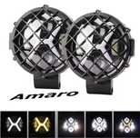 2 Farois Led Auxiliares Grelhas/Proteções para Jipe/Off Road/4x4|NOVOS