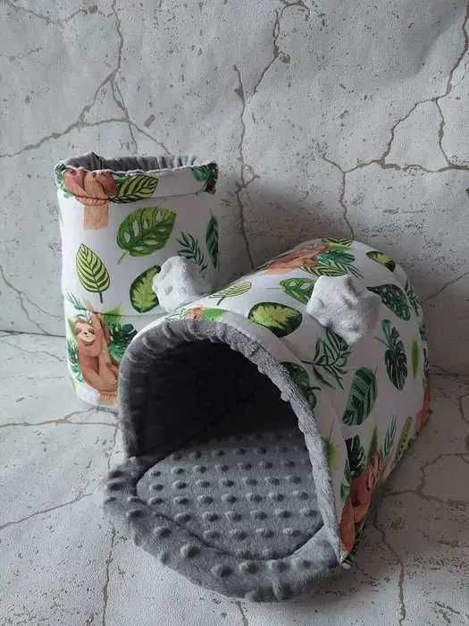 Zestaw do klatki dla gryzonia domek kapeć i tuba